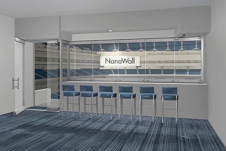 NanaWall Window/Door Combination with offset