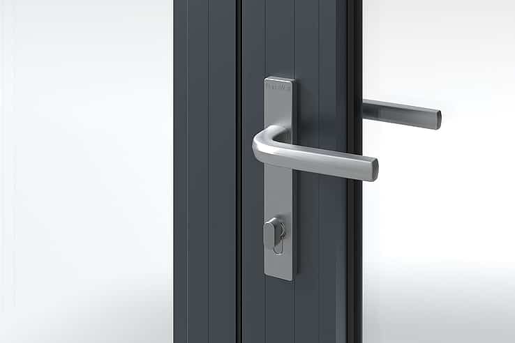 NanaWall Brushed Satin Lever Handle