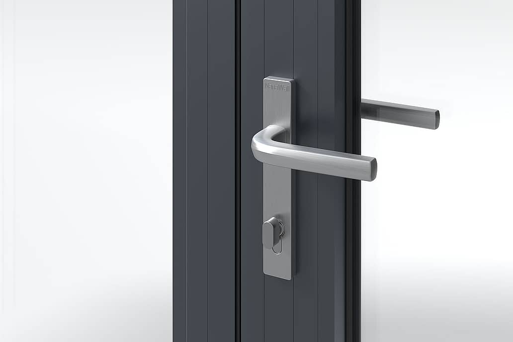 NanaWall Brushed Satin Lever Handle