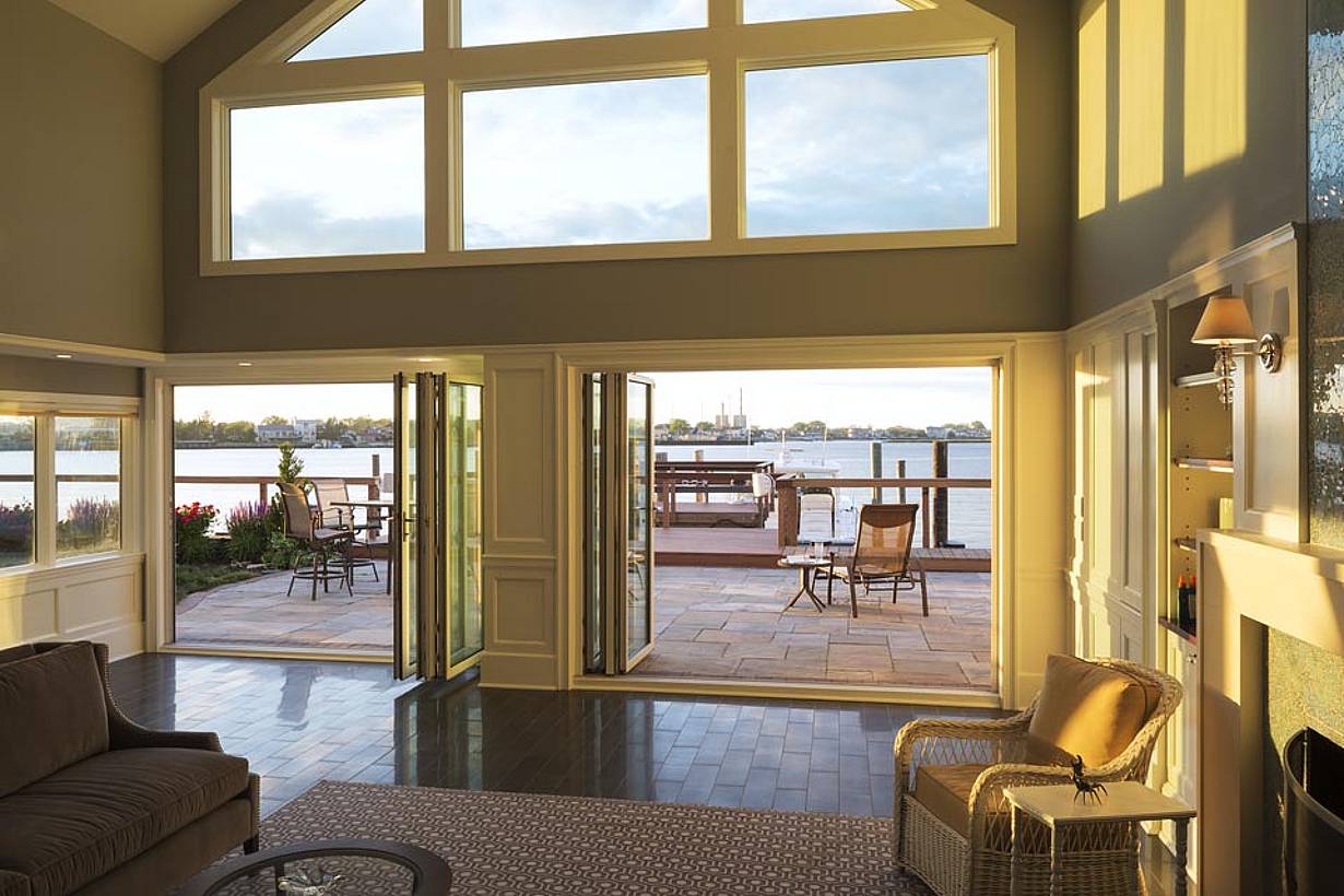 large windows bring the outside in