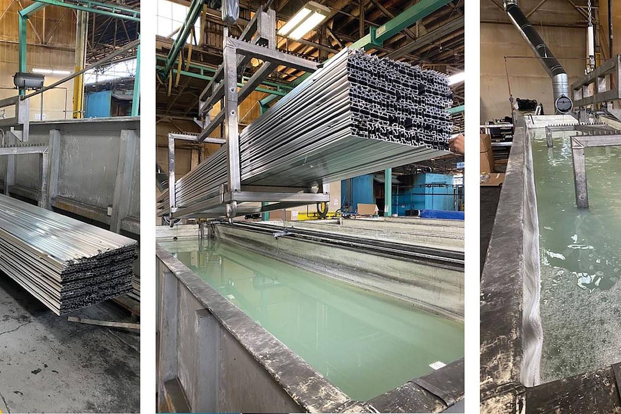the powder coating process step one