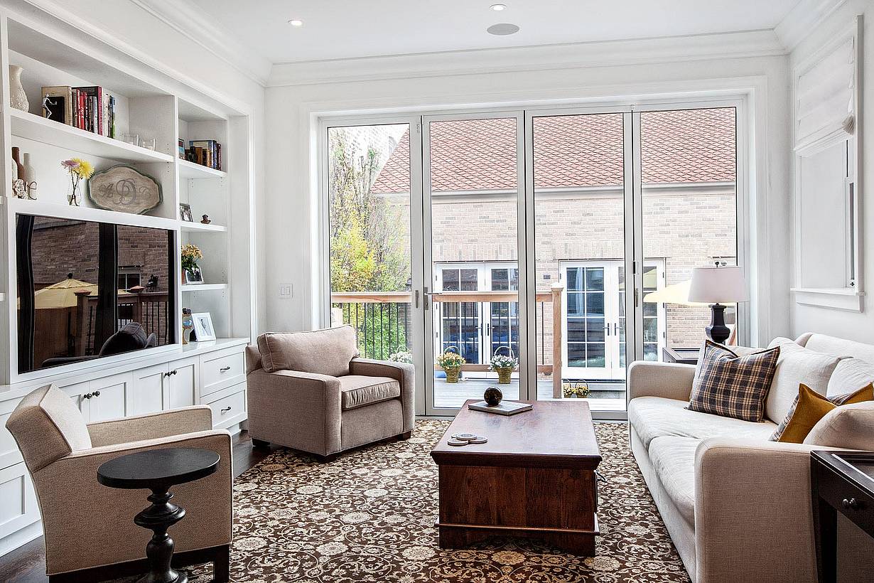 indoor outdoor living with NanaWall glass patio doors
