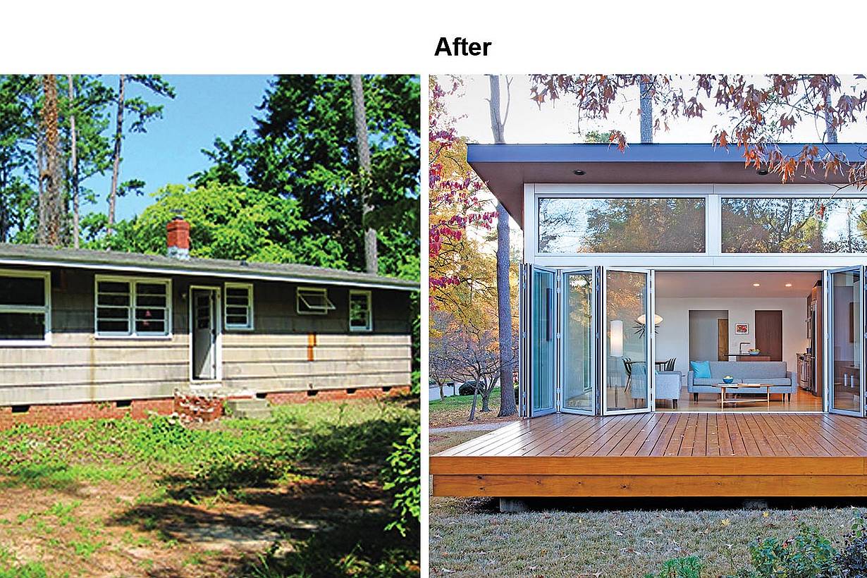 folding patio doors in remodel