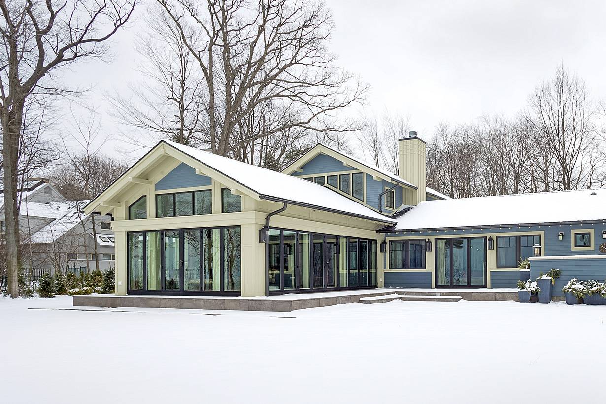 moveable glass doors perform in winter
