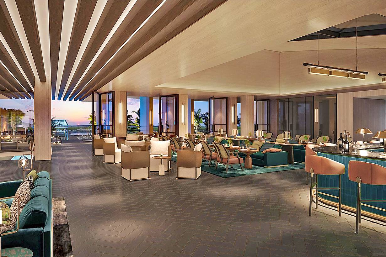 Marriott hotel lobby with NanaWall systems