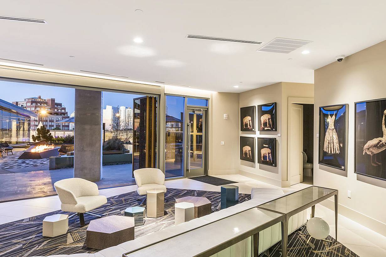multifamily amenities with NanaWall folding glass walls