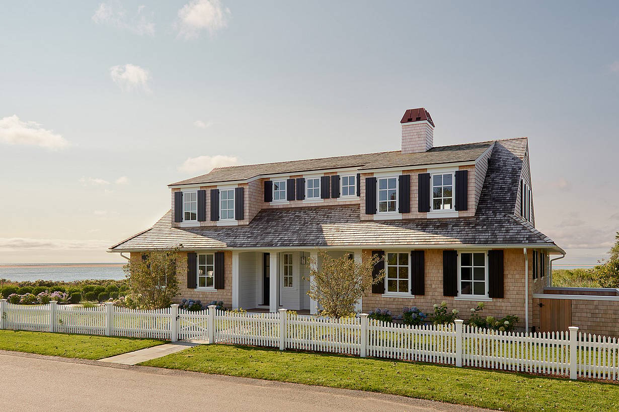 Chatham home with minimal sliding glass walls