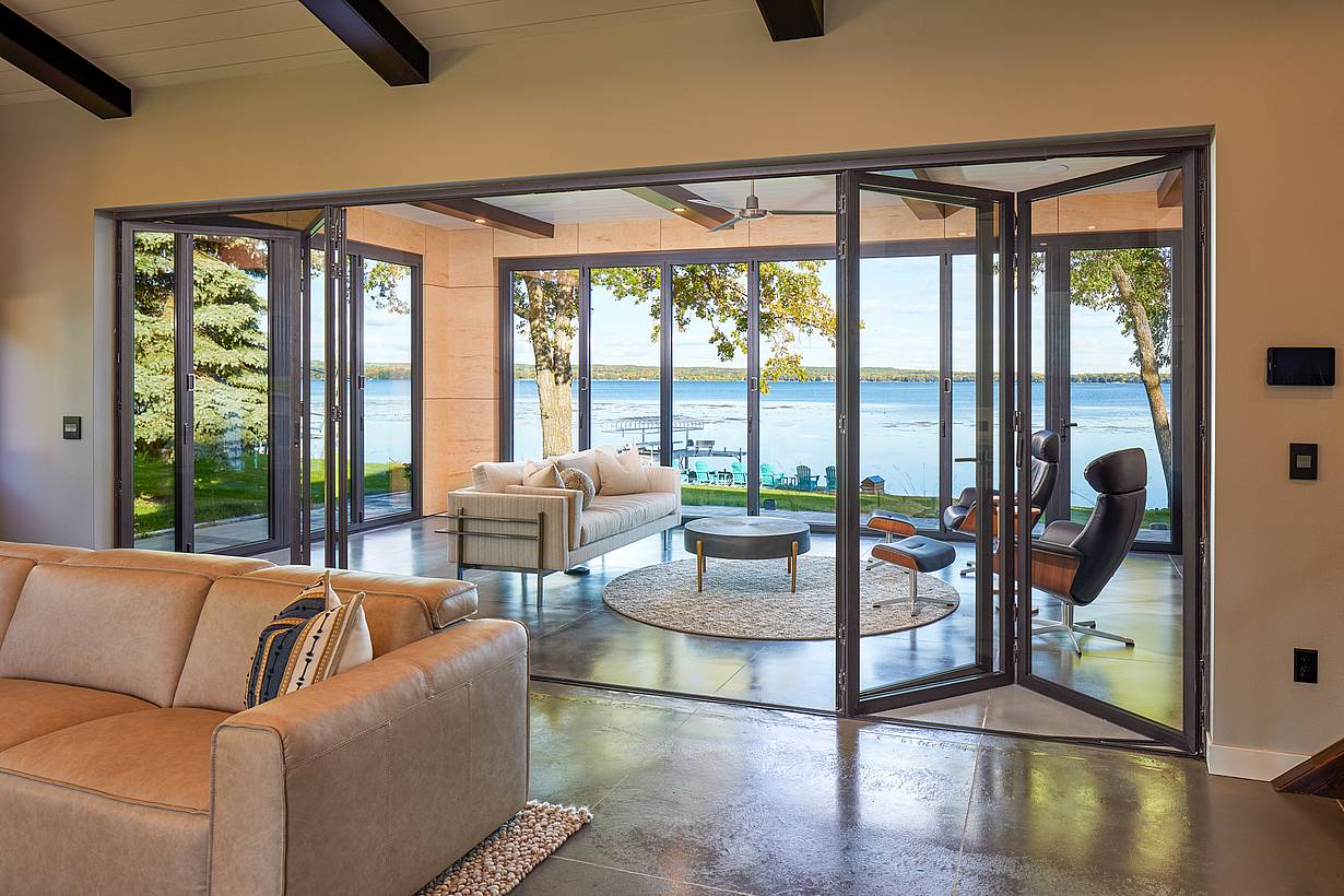 NanaWall folding glass doors