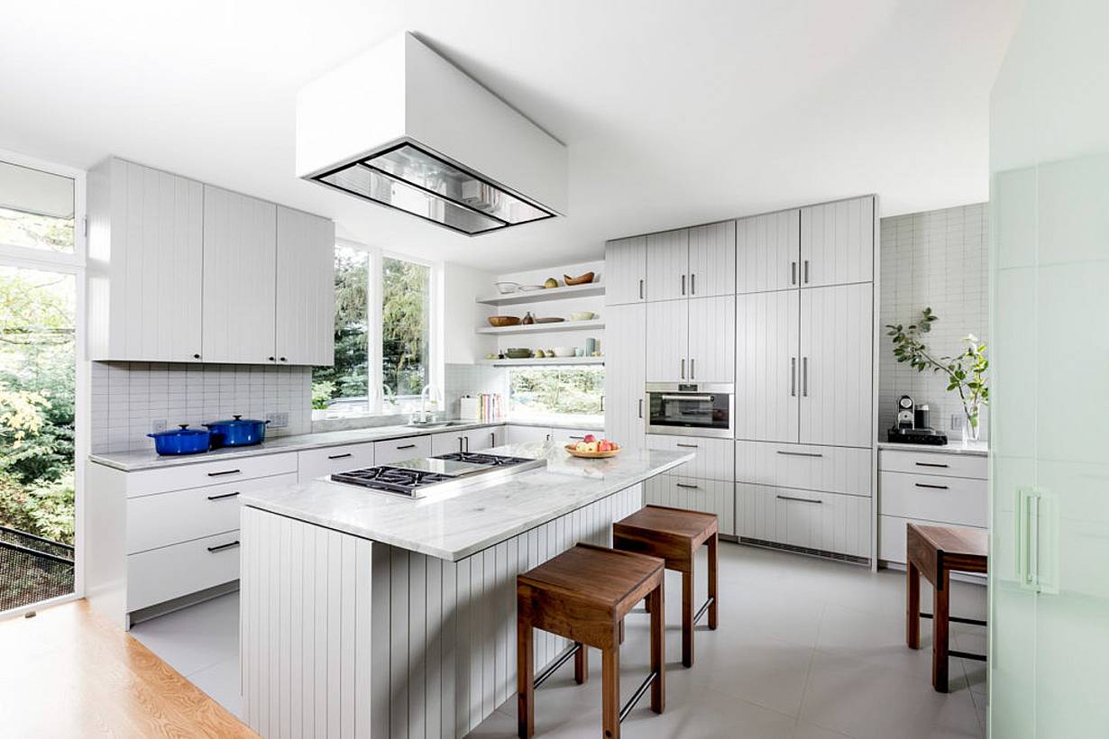 kitchen reno with bifold doors