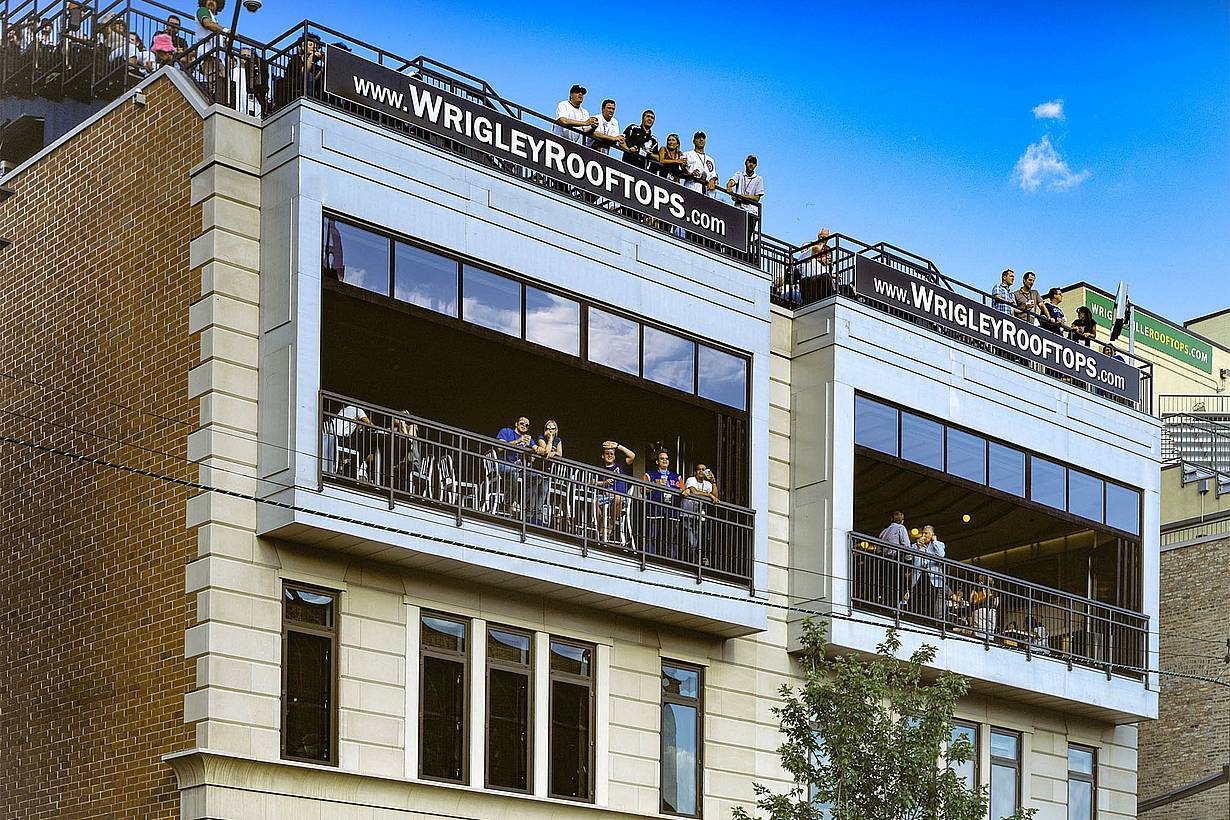 wrigley rooftops with NanaWall folding wall systems