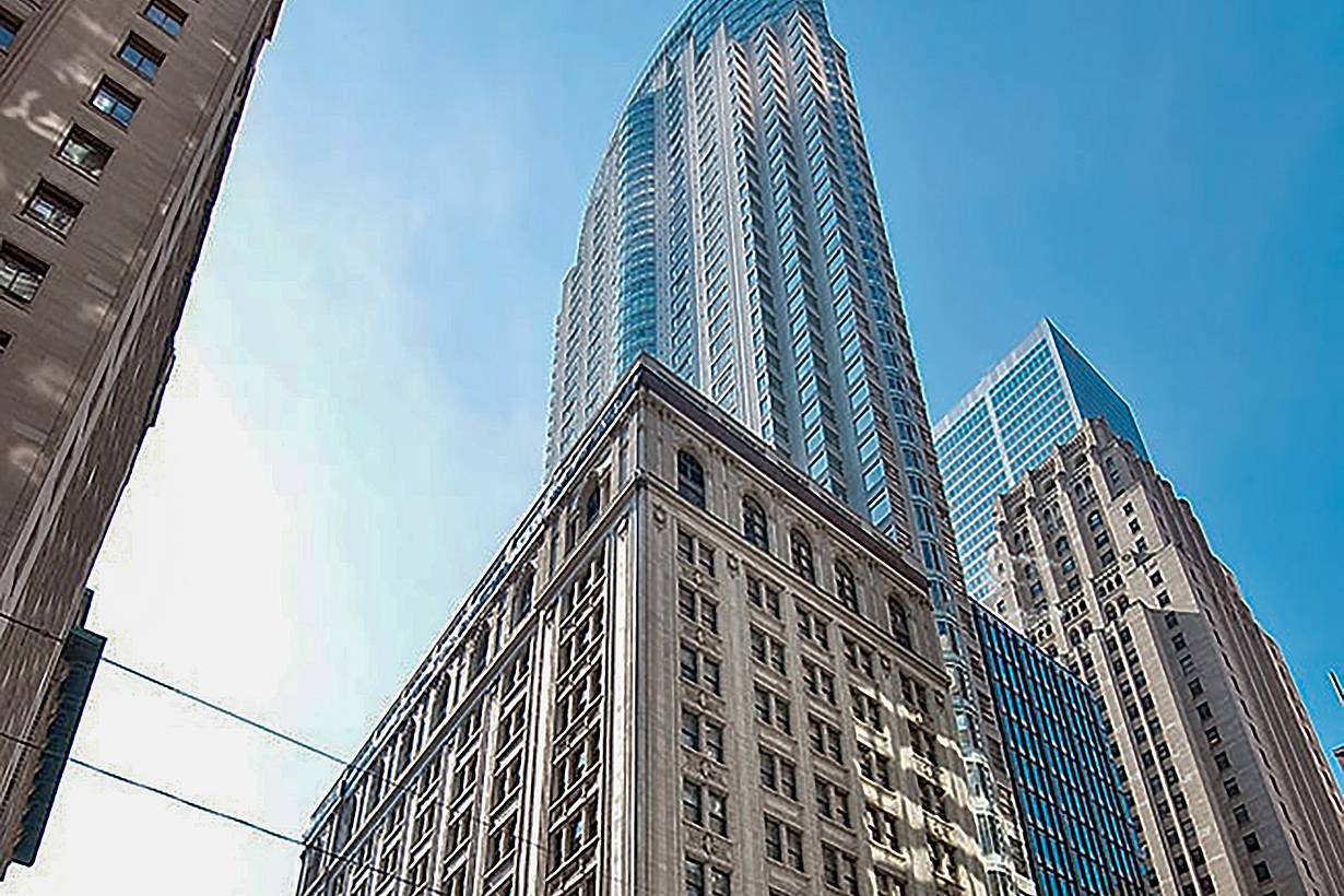 mixed use building with NanaWall glass wall systems