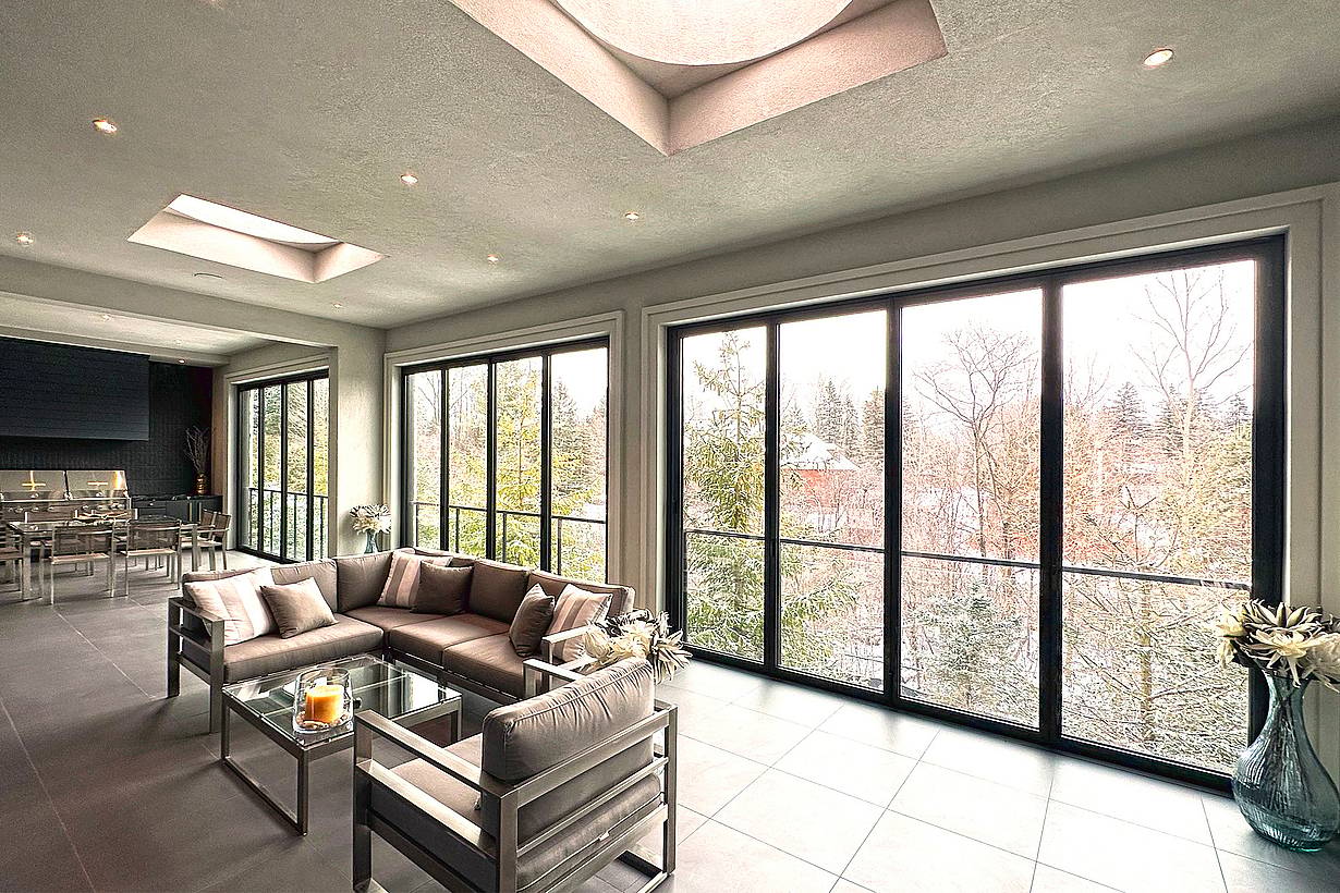 porch design with residential patio wall systems