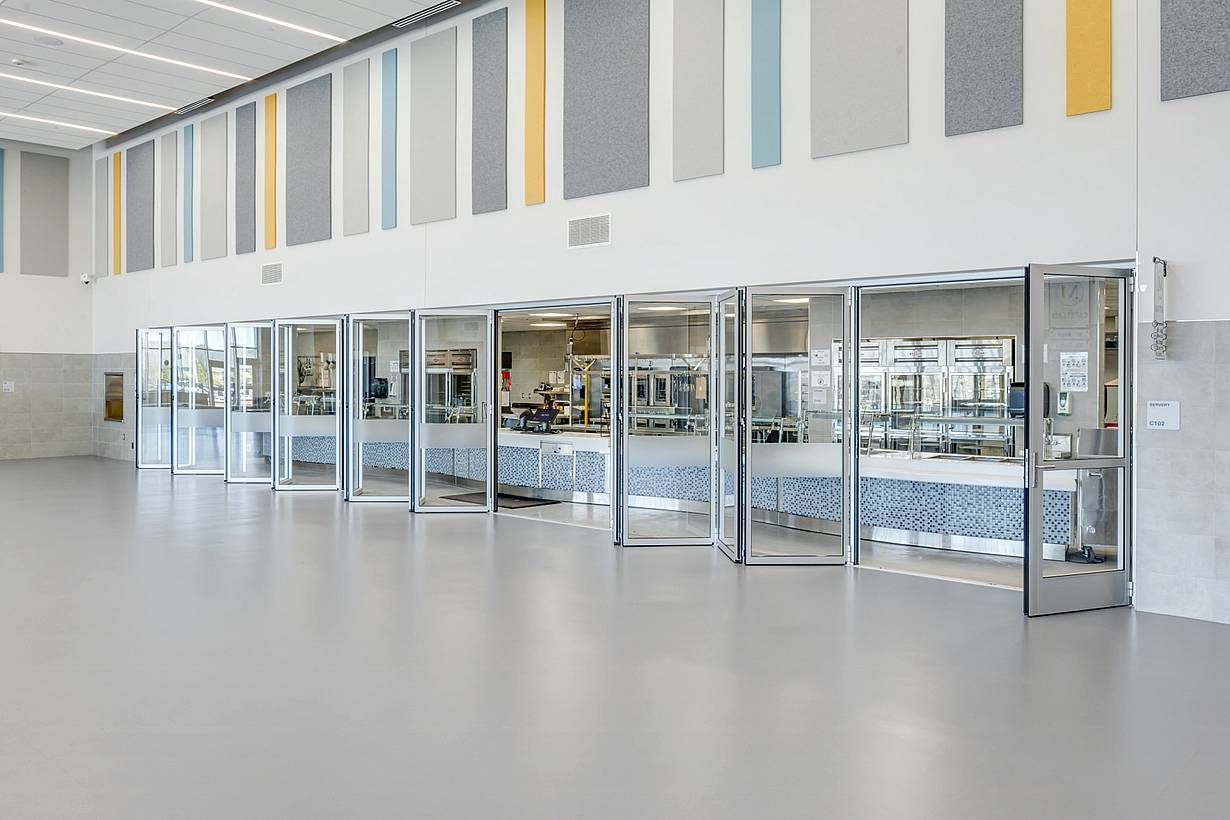 wide opening folding glass door system