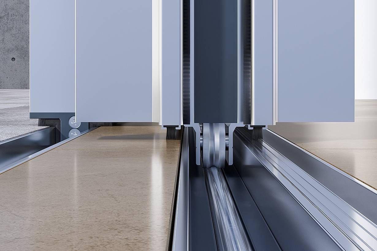 cero Gothic Arch roller wheel engineered for smooth sliding panel operation