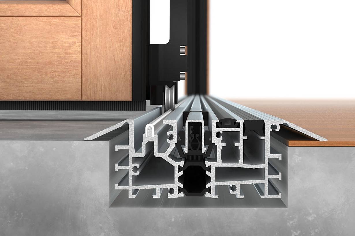 NanaWall Low Profile Saddle Sill - Suggested Installation