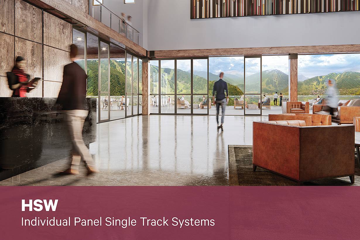 NanaWall HSW Brochure | Individual Panel Single Track Systems