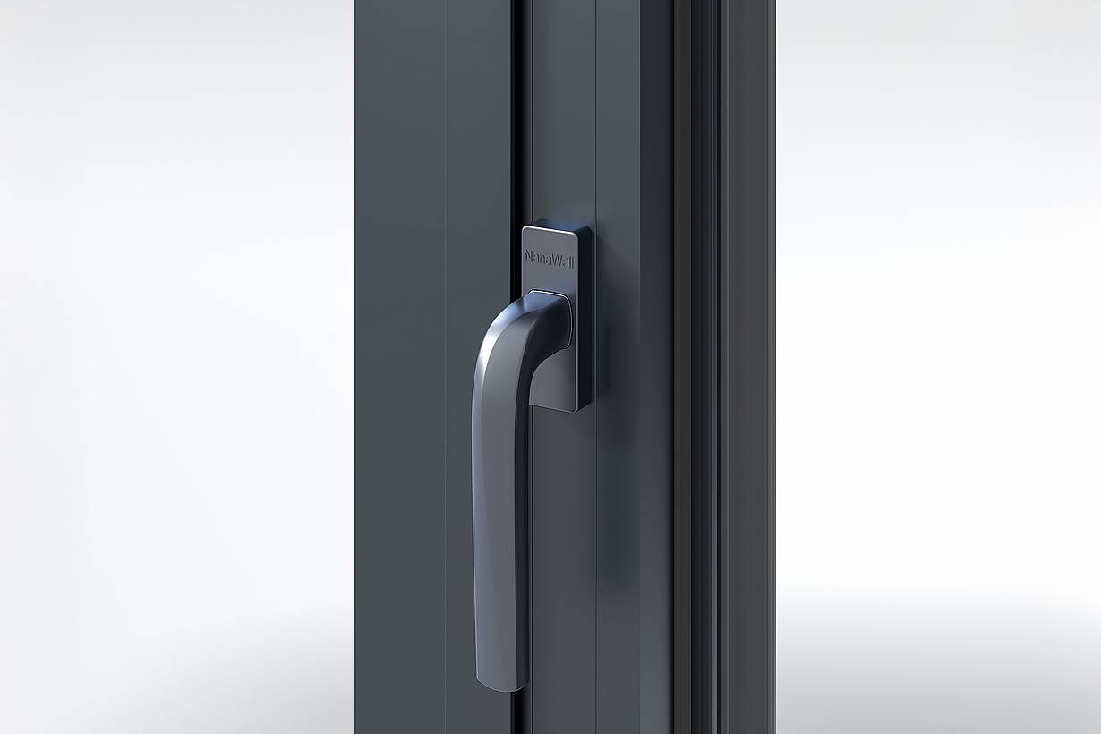 NanaWall Sl70, SL73 Black Finish Standard Handle