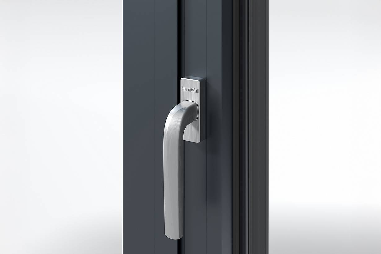 NanaWall Sl70, SL73 Silver Finish Standard Handle