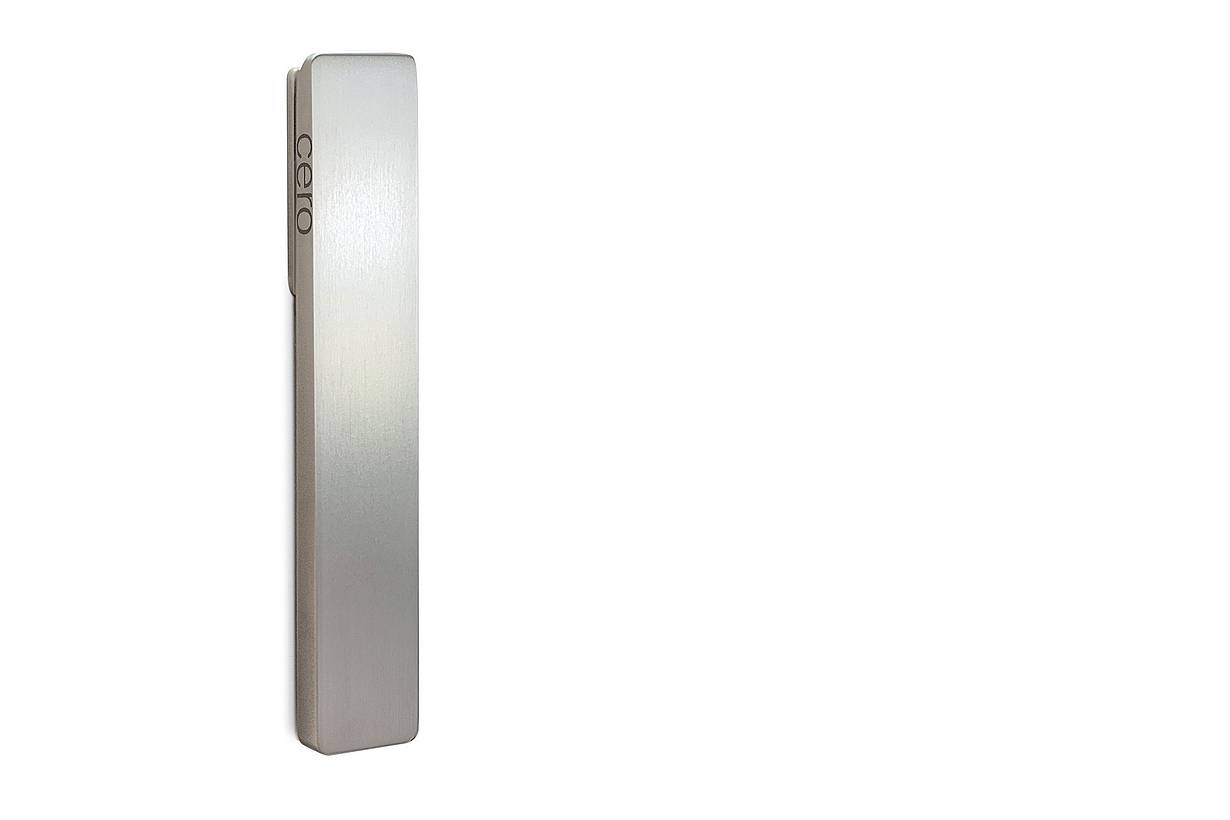 NanaWall cero handle with Brushed Clear Anodized finish