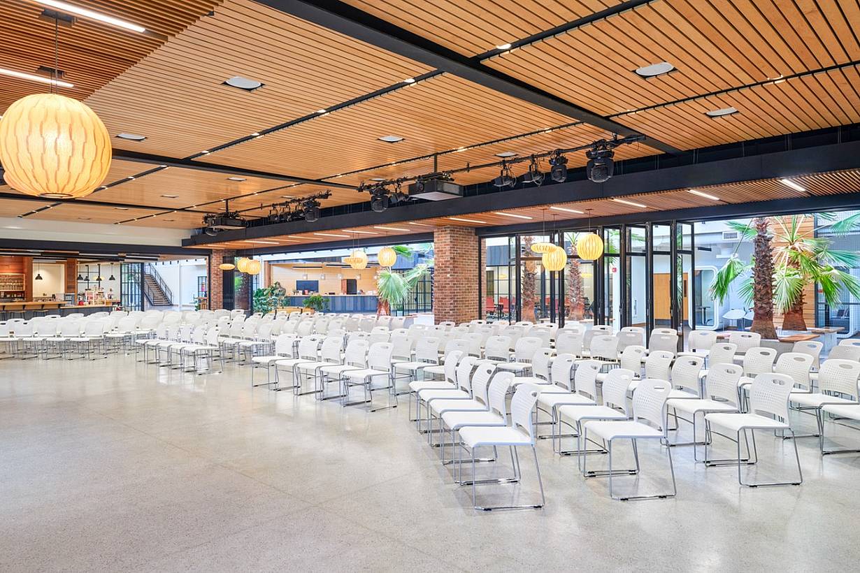 Sound-rated interior folding glass walls 