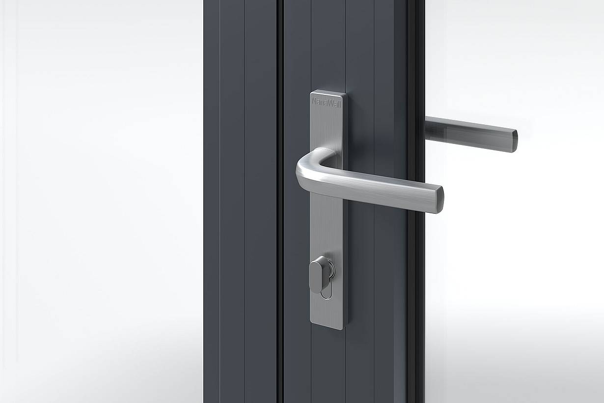 NanaWall Brushed Satin Lever Handle