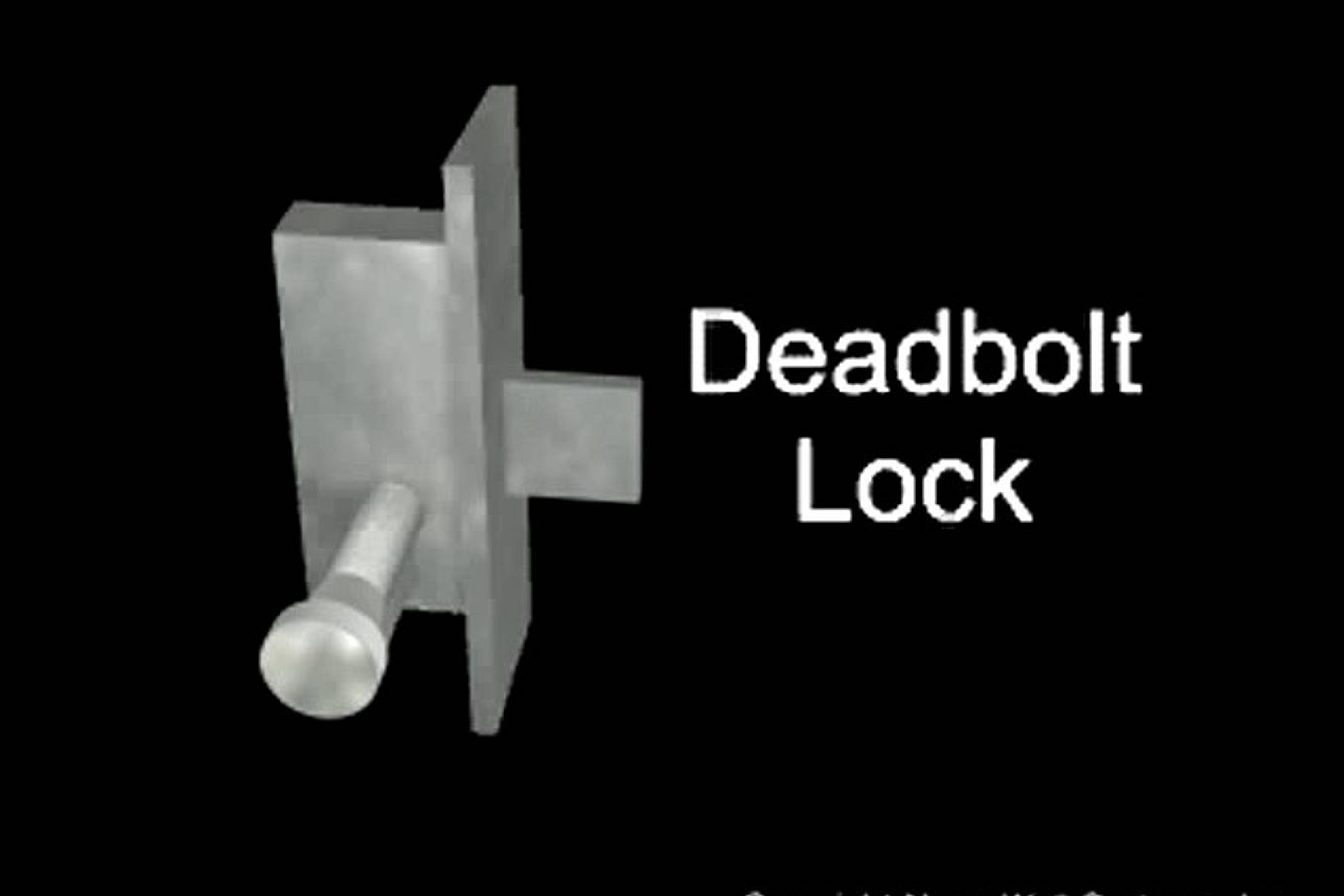 DeadBolt locking system animation