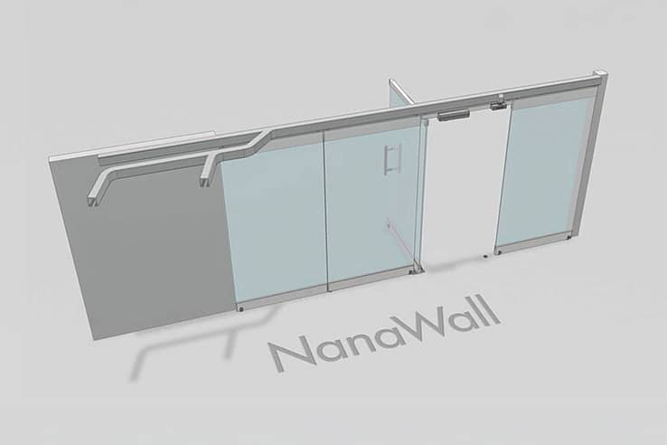 NanaWall Parking Bay D with single action sliding panel
