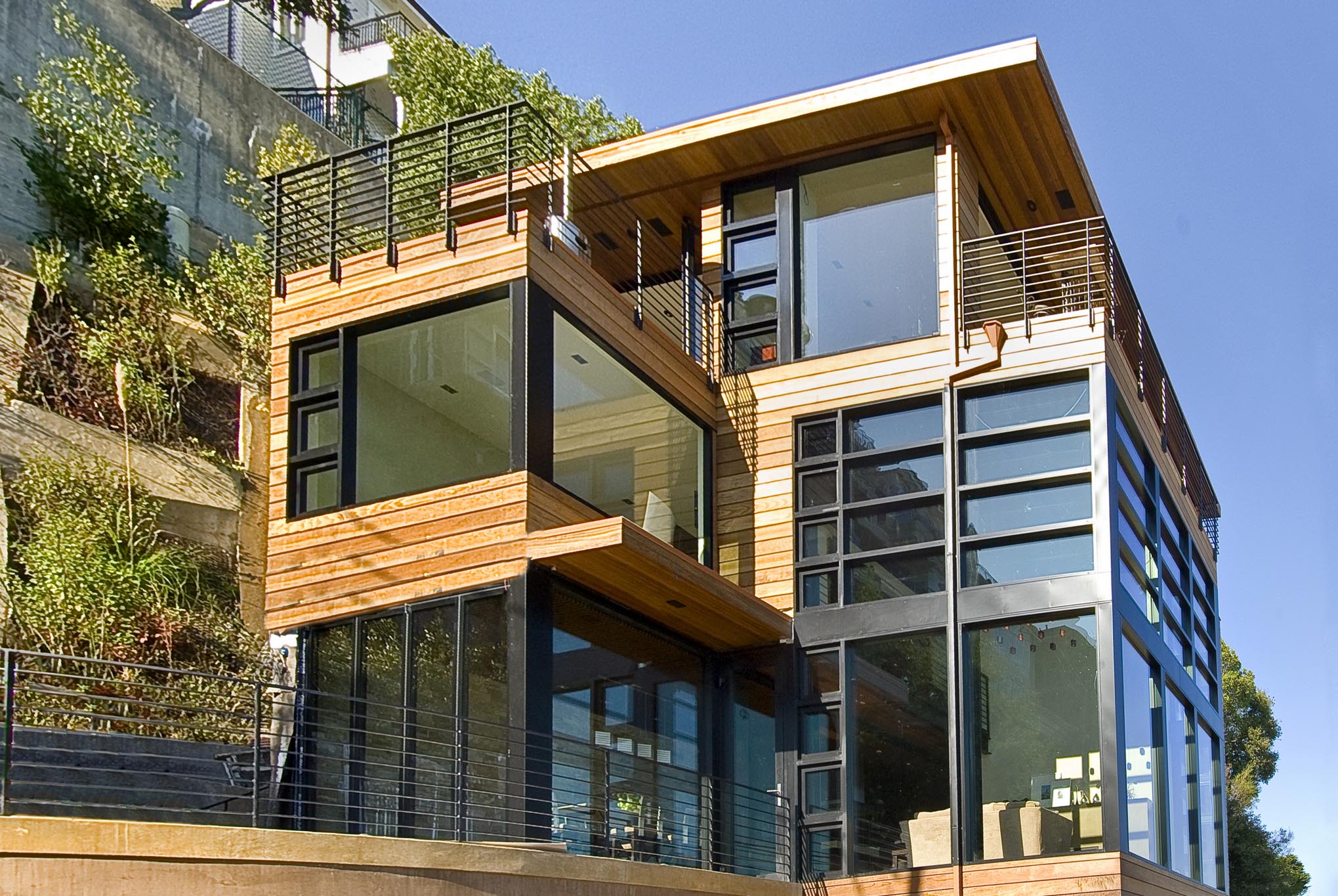 レスリー・セイヤ　サウサリート Sausalito Sausalito Residence | NanaWall