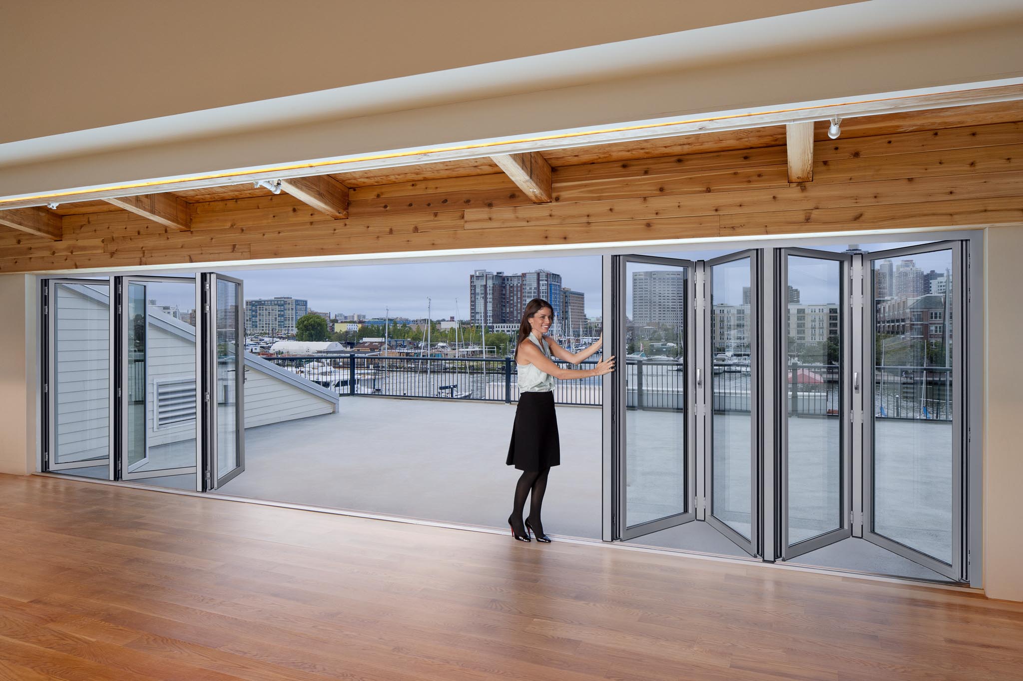 Maritime Parc SL70 Gallery NanaWall Operable Glass Wall Systems