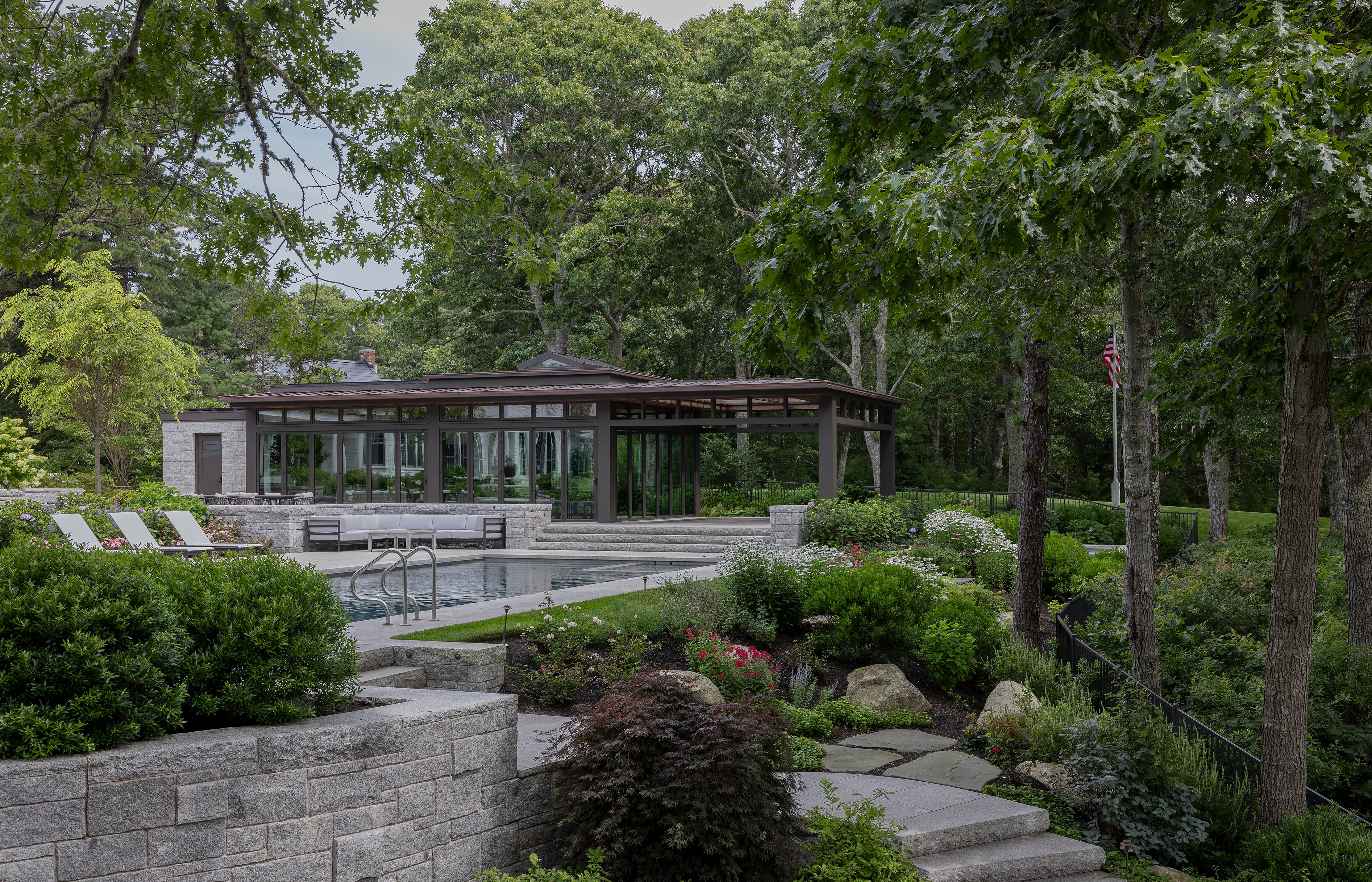 Cape Cod Pool Cabana | NanaWall